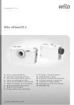 Wilo HiSewlift 3 Series Installation And Operating Instructions Manual предпросмотр