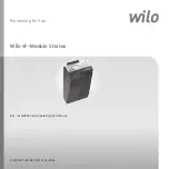 Wilo IF-Module Stratos Installation And Operating Instructions Manual preview