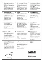 Preview for 9 page of Wilo Jet WJ Series Installation And Operation Instructions Manual