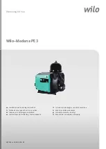 Wilo Medana PE3 Series Installation And Operating Instructions Manual preview