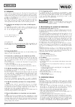 Предварительный просмотр 22 страницы Wilo MultiCargo MC Installation And Operating Instructions Manual