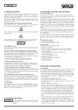 Предварительный просмотр 11 страницы Wilo MultiCargo MC304 Installation And Operating Instructions Manual