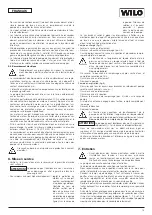 Предварительный просмотр 16 страницы Wilo MultiCargo MC304 Installation And Operating Instructions Manual