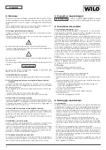 Предварительный просмотр 19 страницы Wilo MultiCargo MC304 Installation And Operating Instructions Manual