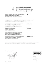 Предварительный просмотр 69 страницы Wilo MultiPress-MP 3 Series Installation And Operating Instructions Manual