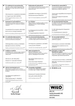 Предварительный просмотр 70 страницы Wilo MultiPress-MP 3 Series Installation And Operating Instructions Manual