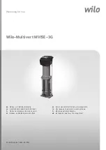 Preview for 1 page of Wilo Multivert MVISE 200 Installation And Operating Instructions Manual