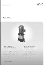 Wilo MVIL Series Installation And Operating Instructions Manual предпросмотр