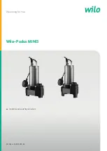 Preview for 1 page of Wilo Padus MINI3 5M Series Installation And Operating Instructions Manual