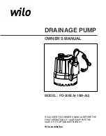 Wilo PD-300EA-10M-AU Owner'S Manual preview