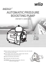 Wilo PE-350EA Owner'S Manual preview