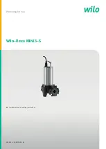 Wilo Rexa MINI3-S Installation And Operating Instructions Manual preview