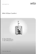 Wilo SiClean Comfort 12 Installation And Operating Instructions Manual предпросмотр