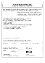 Предварительный просмотр 104 страницы Wilo SiClean Comfort 12 Installation And Operating Instructions Manual