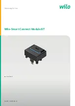 Wilo Smart Connect Module BT User Manual предпросмотр