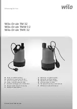 Предварительный просмотр 1 страницы Wilo TM 32/7 Installation And Operating Instructions Manual