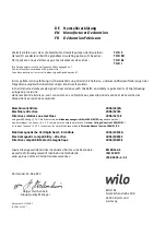 Предварительный просмотр 26 страницы Wilo TOP-I Installation And Operating Instructions Manual