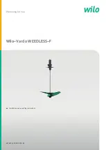 Предварительный просмотр 1 страницы Wilo Vardo WEEDLESS-F Installation And Operating Instructions Manual