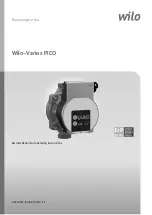 Предварительный просмотр 1 страницы Wilo Varios PICO Installation And Operating Instructions Manual