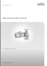 Preview for 1 page of Wilo VeroLine IPH Series Installation And Operating Instruction