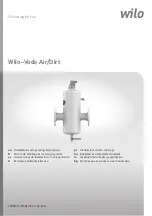 Предварительный просмотр 1 страницы Wilo Voda Air Installation And Operating Instructions Manual