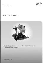 Wilo Wilo-COE-2-MHIL Installation And Operating Instructions Manual preview