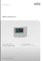 Preview for 1 page of Wilo Wilo-Control EC-L Installation And Operating Instructions Manual