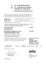 Preview for 153 page of Wilo Wilo-Control SC Series Installation And Operating Instructions Manual