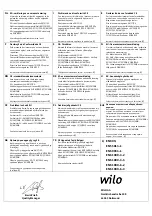 Предварительный просмотр 71 страницы Wilo Wilo-Drain STS 100 Series Installation And Operating Instructions Manual