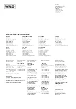 Preview for 128 page of Wilo Wilo-Drain STS 40 Series Installation And Operating Instructions Manual