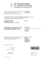 Preview for 25 page of Wilo Wilo-Drain TS 40/12 Installation And Operating Instructions Manual