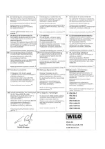 Preview for 26 page of Wilo Wilo-Drain TS 40/12 Installation And Operating Instructions Manual