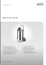 Wilo Wilo-Drain TS Installation And Operating Instructions Manual preview