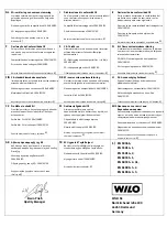 Предварительный просмотр 107 страницы Wilo Wilo-DrainLift Con Installation And Operating Instructions Manual