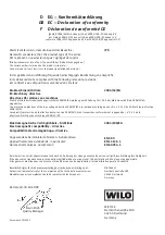 Предварительный просмотр 48 страницы Wilo Wilo-IPH-O Installation And Maintenance Instructions Manual