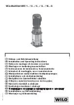 Wilo Wilo-MultiVert-MVI 1 Installation And Operating Instructions Manual preview