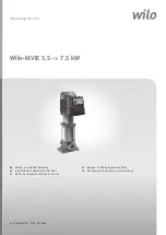 Wilo Wilo-MVIE Series Installation And Operating Instructions Manual preview