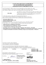 Preview for 21 page of Wilo Wilo-Safe WS 5-24 Yonos PICO Installation And Operating Instructions Manual