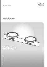 Предварительный просмотр 1 страницы Wilo Wilo-Sevio AIR Installation And Operating Instructions Manual