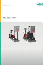 Preview for 1 page of Wilo Wilo-SiFire FIRST Installation And Operating Instructions Manual