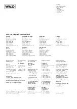 Предварительный просмотр 44 страницы Wilo WILO-Sub TWU4-0211EM Installation And Operating Instructions Manual