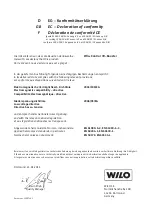 Предварительный просмотр 21 страницы Wilo Wilo-VR-System Installation And Operating Instructions Manual