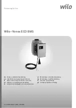 Preview for 1 page of Wilo Wilo-Yonos ECO BMS Installation And Operating Instructions Manual