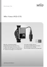 Wilo Wilo-Yonos PICO-STG 1-13 Series Installation And Operating Instructions Manual preview