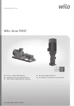 Wilo Wilo-Zeox FIRST Installation And Operating Instructions Manual preview