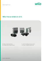 Предварительный просмотр 1 страницы Wilo Yonos GIGA2.0-D Installation And Operating Instructions Manual