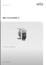 Wilo Yonos MAXO-Z Installation And Operating Instructions Manual предпросмотр