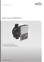 Preview for 1 page of Wilo Yonos PARA RSTG Installation And Operating Instructions Manual