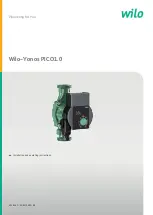 Preview for 1 page of Wilo Yonos PICO1.0 Installation And Operating Instructions Manual