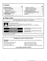 Preview for 2 page of Wilshire JVGC535A0 Use And Care Manual